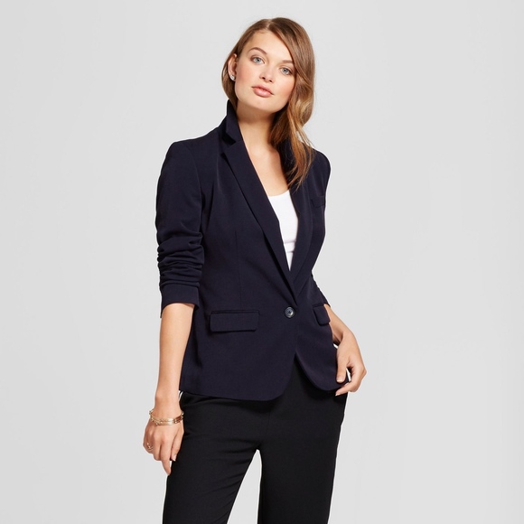 a new day Jackets & Blazers - A New Day Women’s Federal Blue Navy Pants Suit